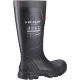 Dunlop Mens TerraPro Full Safety Wellington Black