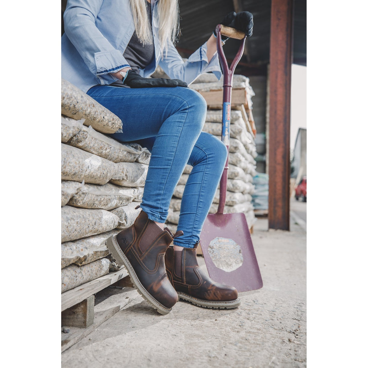 Amblers Safety Womens AS101 Alice Safety Boot Brown