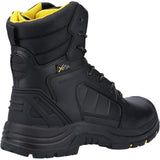 Amblers Safety Unisex AS350C Berwyn Hi-Leg Waterproof Metal Free Metatarsal Safety Boot Black