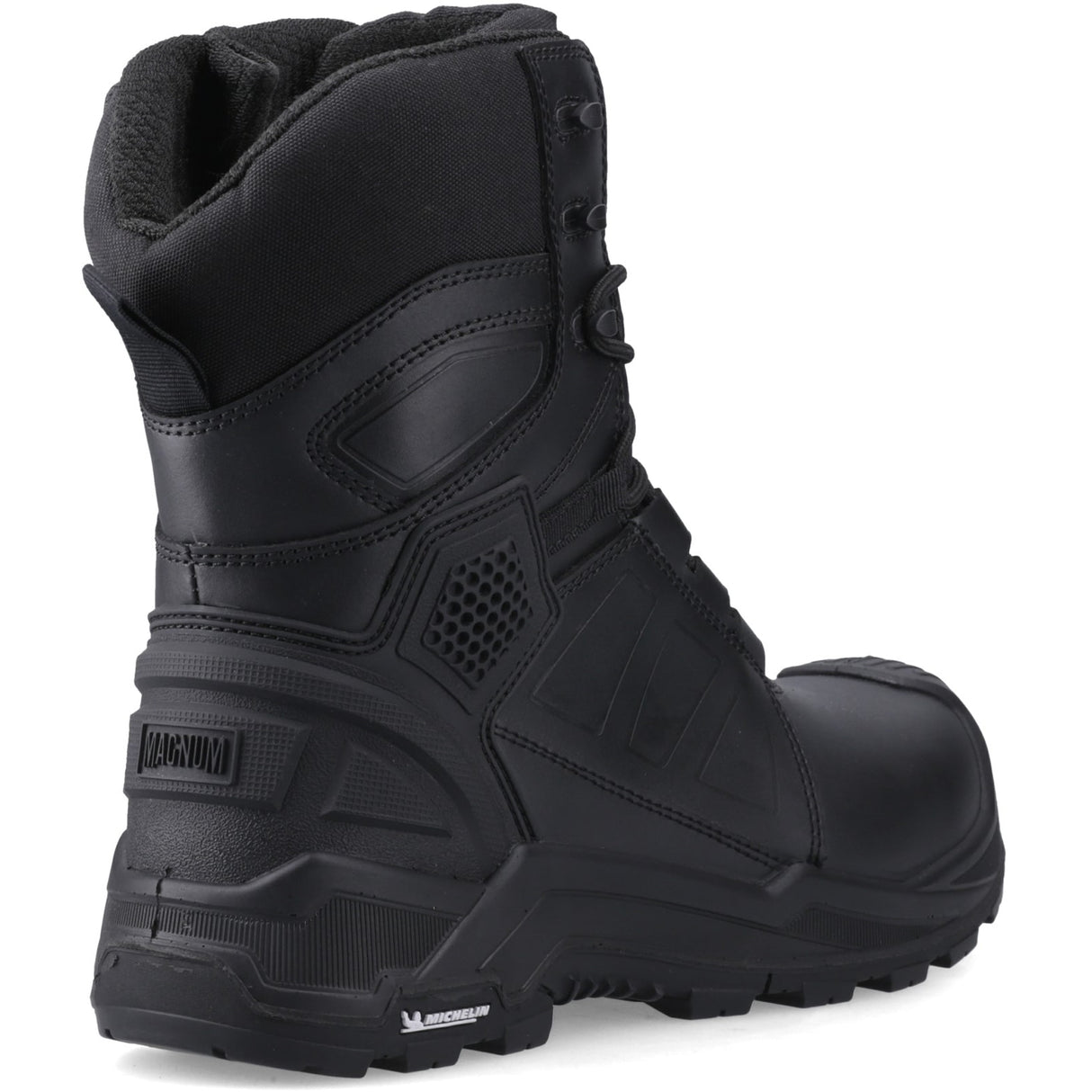 Magnum Mens Storm Force 8" Waterproof Safety Footwear Black