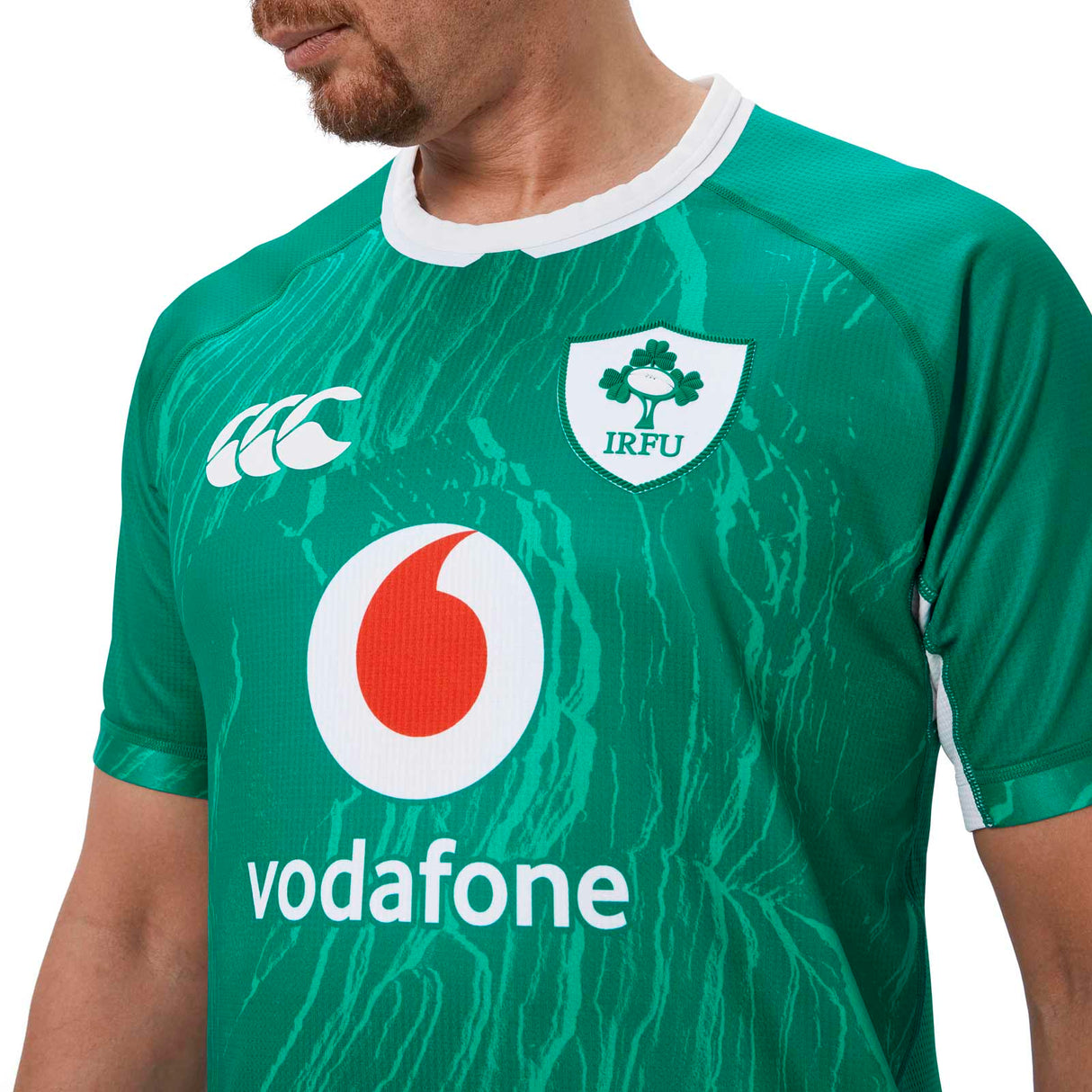 Canterbury IRFU Rugby Ireland 2024/25 Short Sleeved Mens Home Pro Jersey