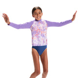 Speedo Girls Long Sleeve Rash Top