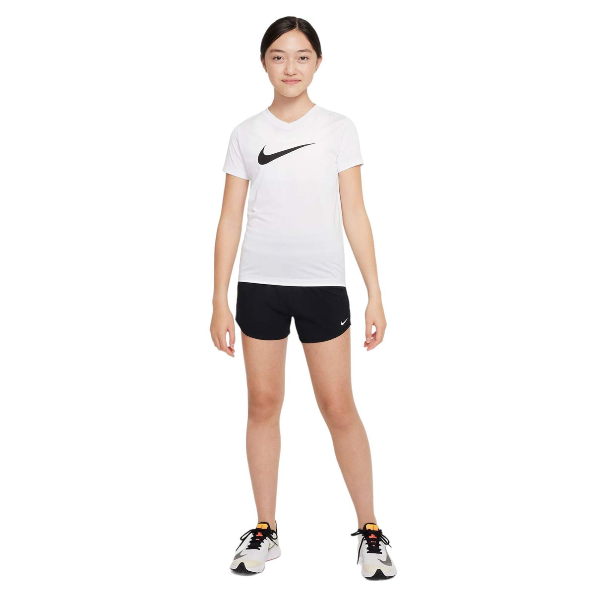 Nike One Kids Dri-FIT High-Waisted Woven Training Shorts