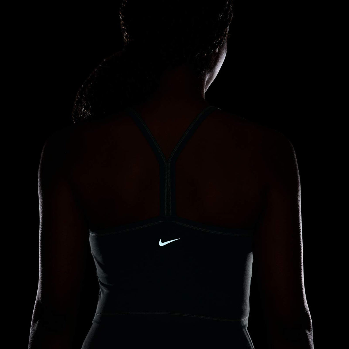 Nike One Fitted Womens Dri-FIT Cropped Tank Top