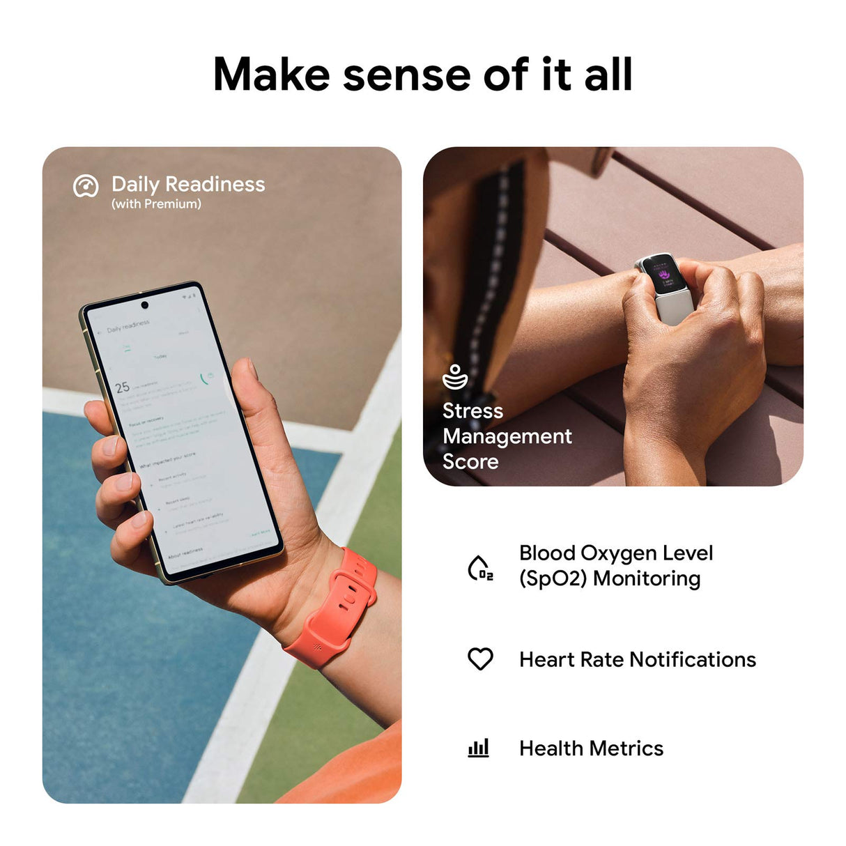 Fitbit Charge 6 Premium Fitness Tracker