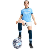 Manchester City Football 2024/25 Short Sleeved Kids Home Jersey