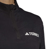 adidas Terrex Womens Long Sleeved Quarter Zip Top