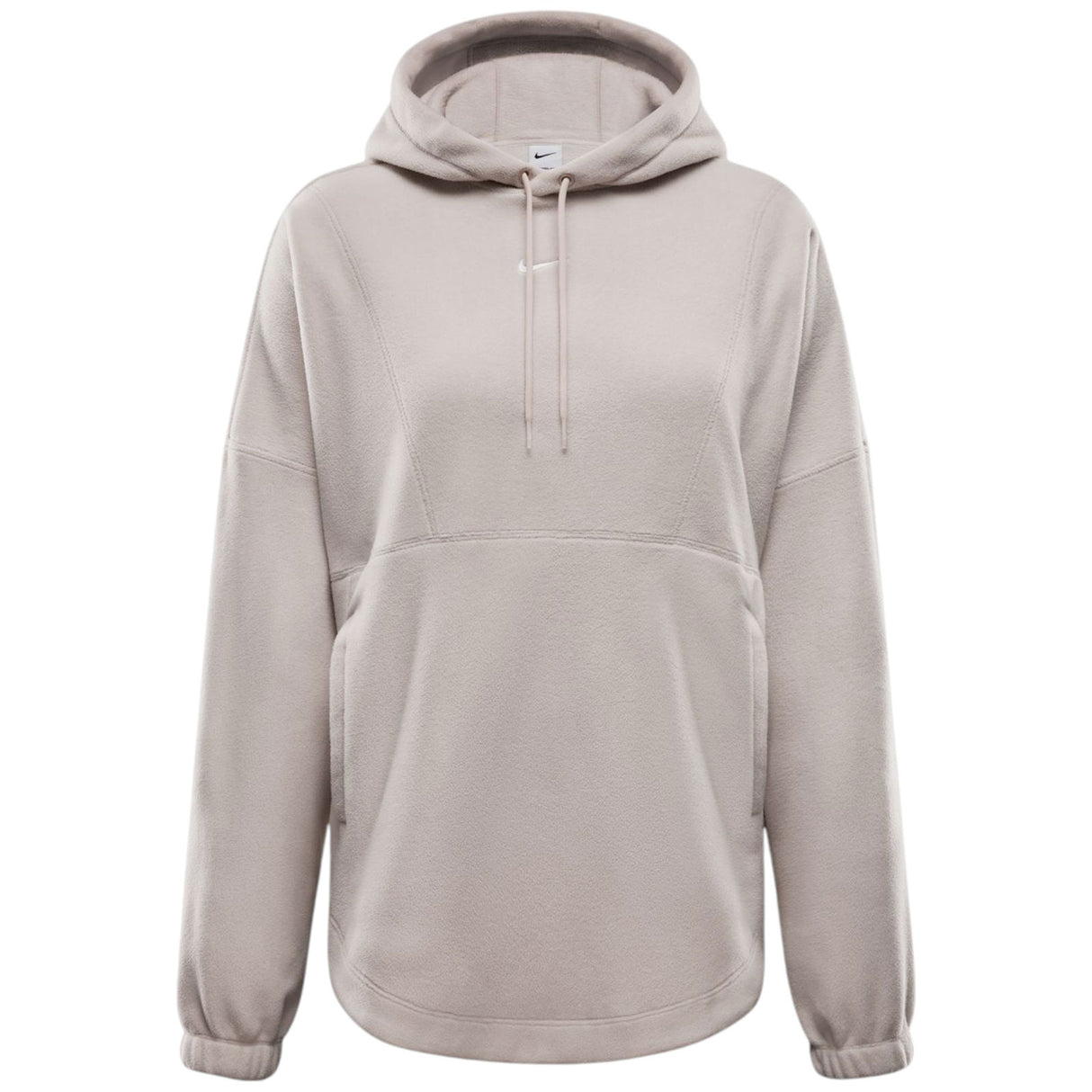 Nike One Womens Oversized Therma-FIT Pullover Fleece Hoodie
