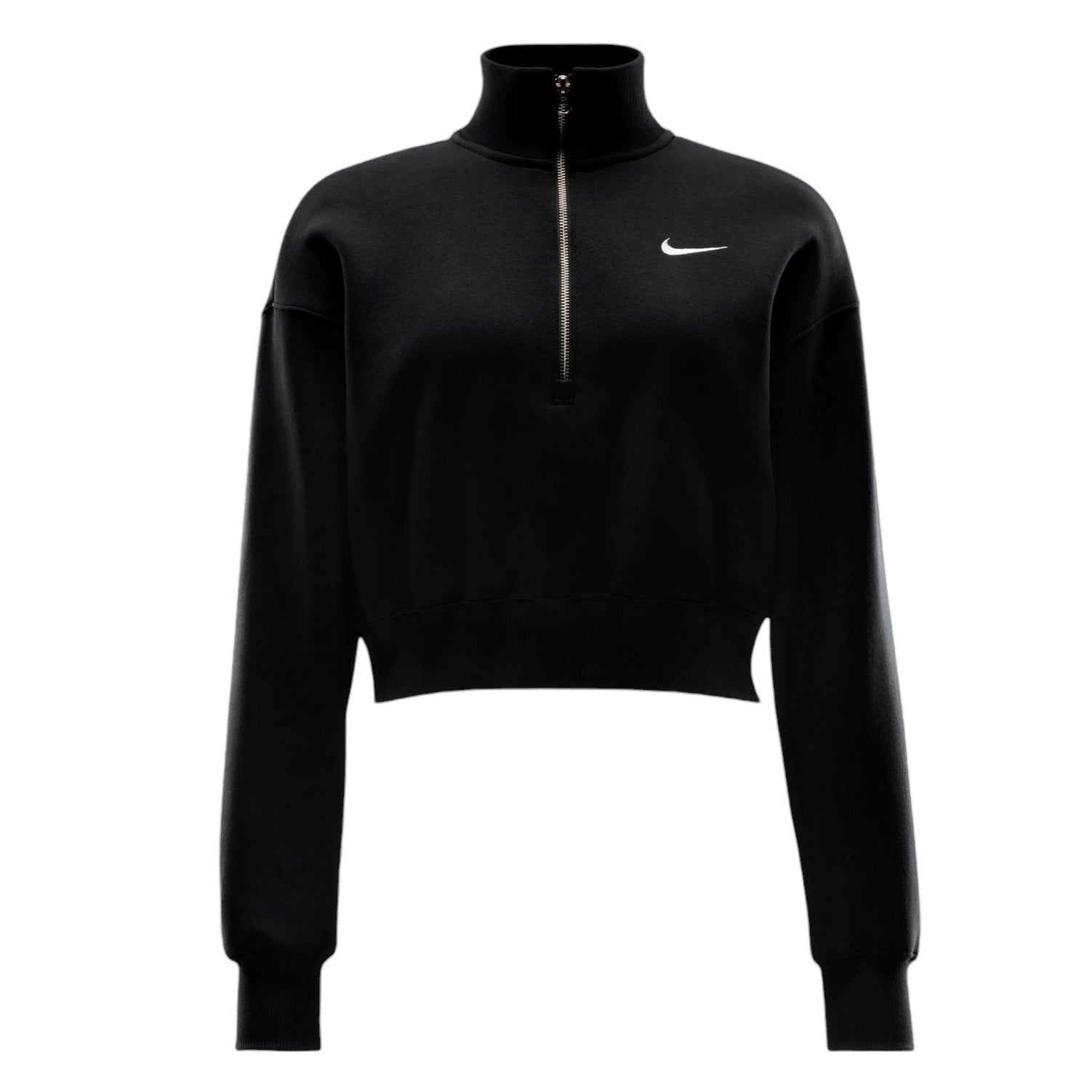 nike black half zip women's