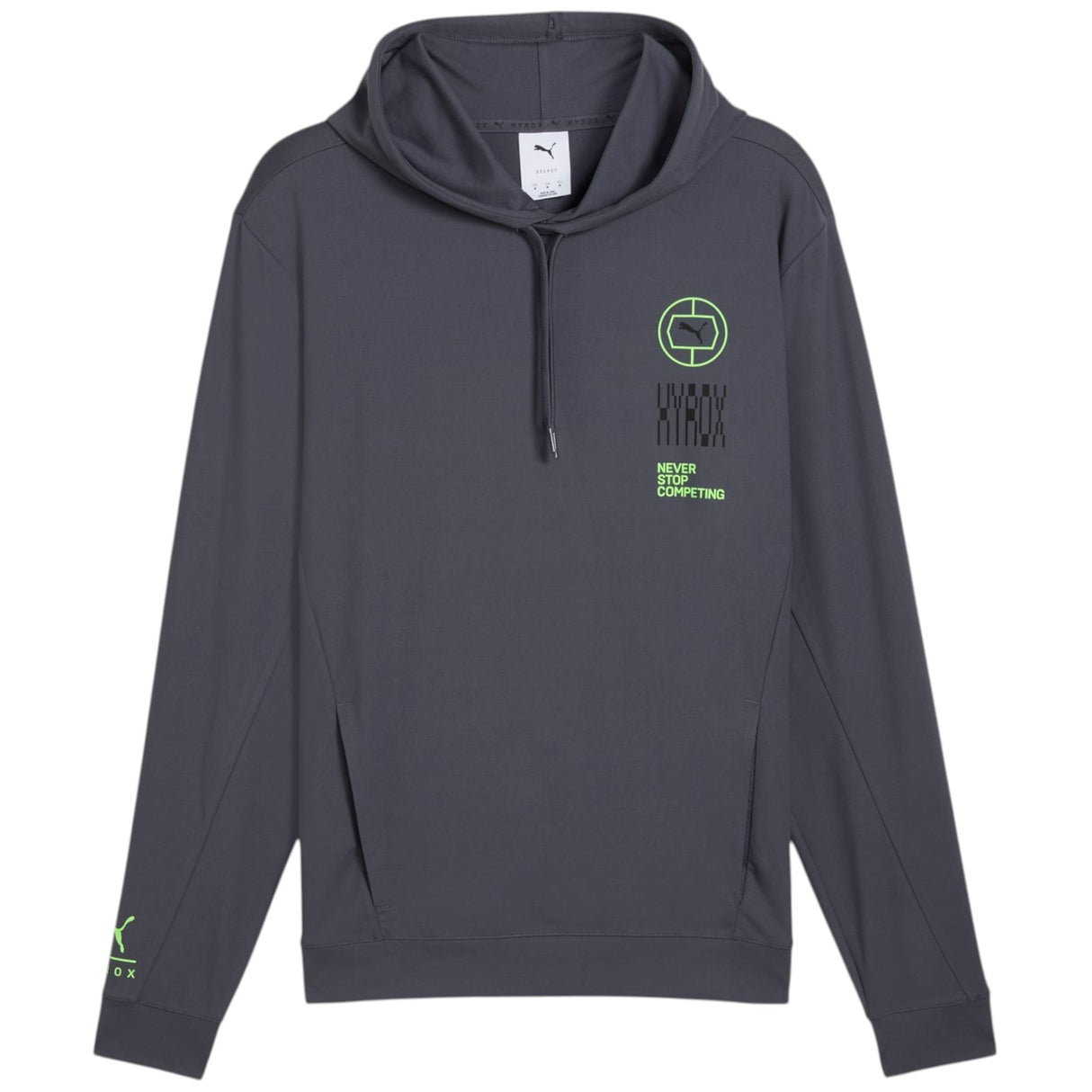 Puma x HYROX Cloudspun Mens Training Pullover Hoodie Front View