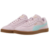 Puma Club II Era Womens Regular-Width Suede Sneakers Paiir Front Side View