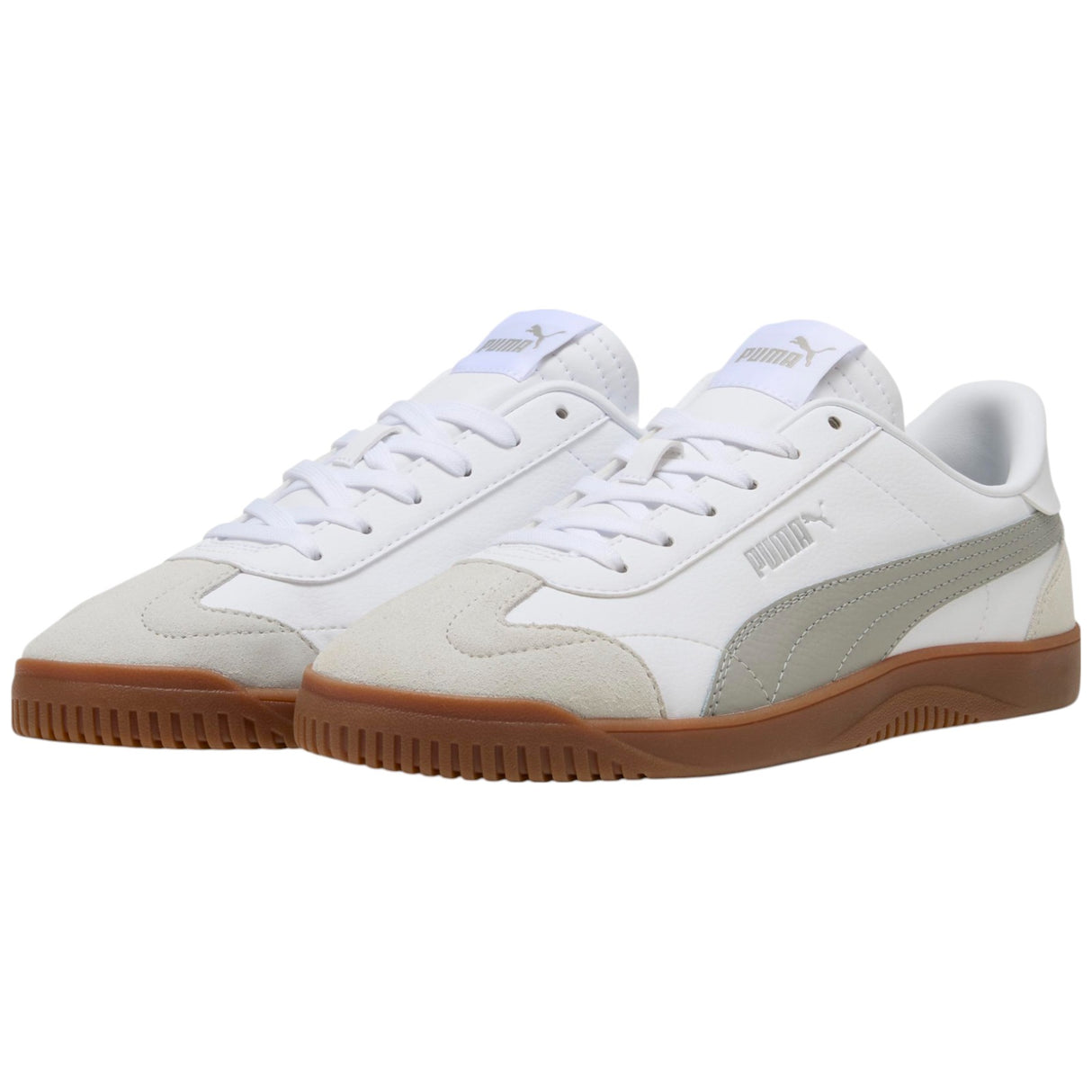 Puma Club 5v5 SOFTFOAM Mens Leather Casual T-Toe Sneakers