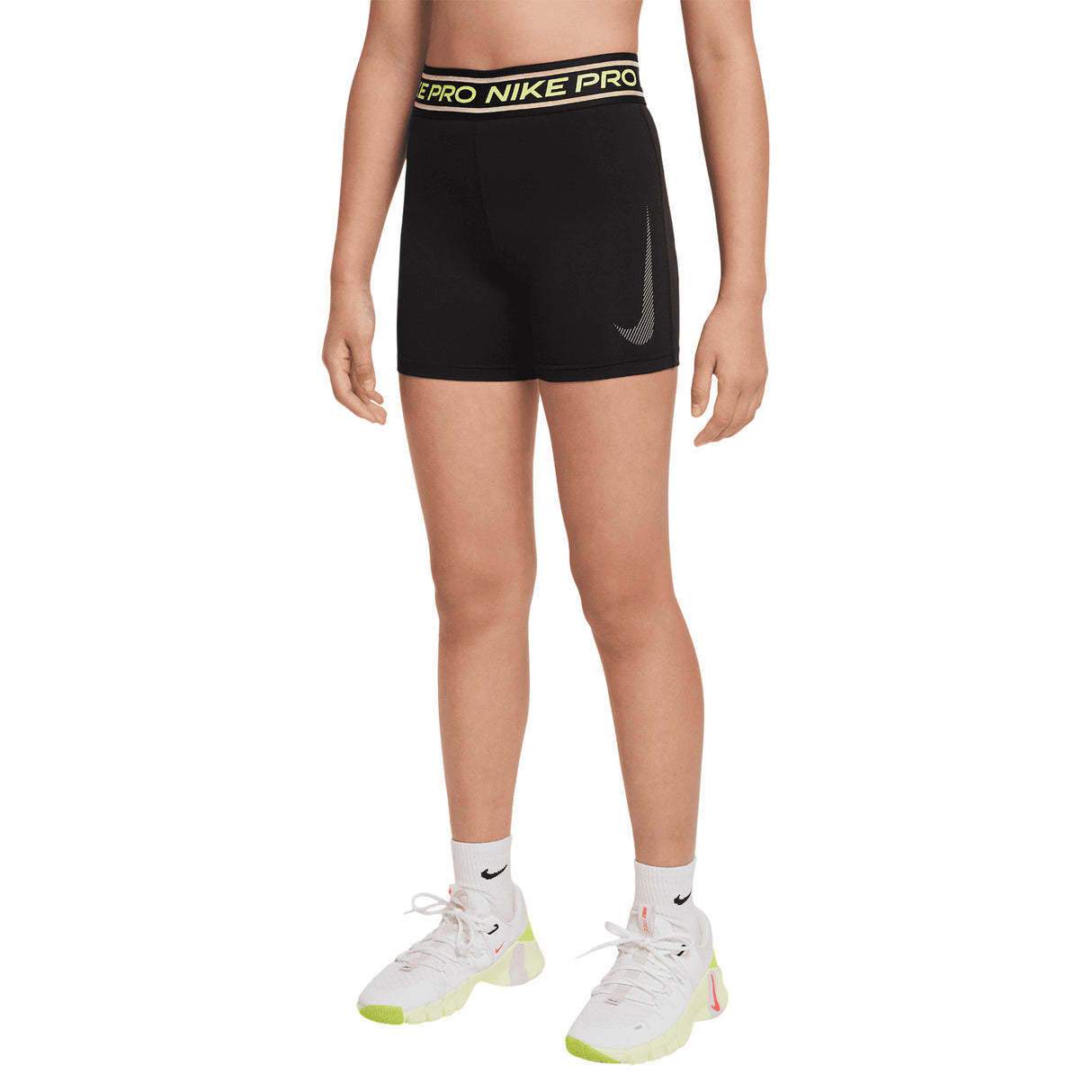 Nike Girls NP DF 3IN SHORT SPORT PCK Blk