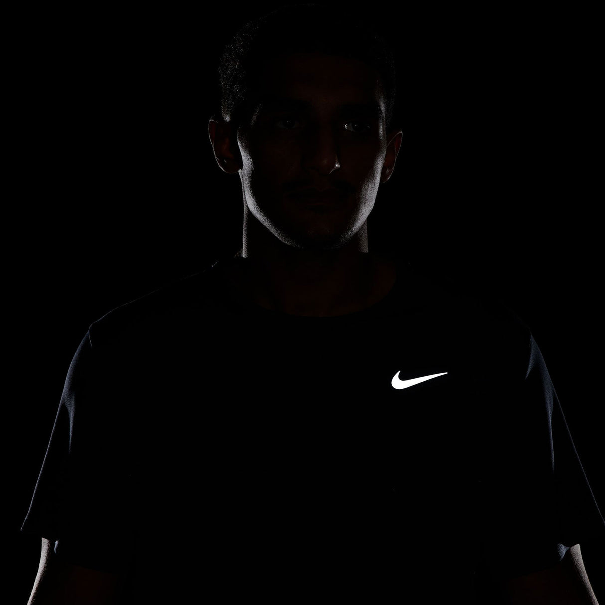 Nike Miler Mens Dri-Fit Uv Short-Sleeve Running Top