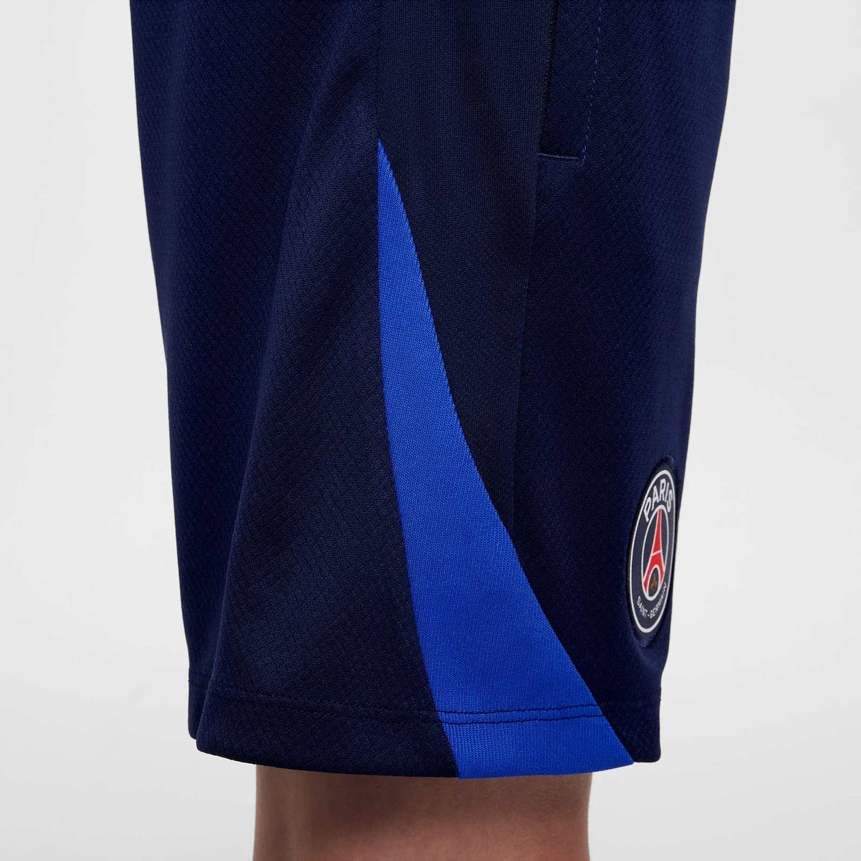 Nike Paris Saint-Germain Strike Kids Dri-FIT Soccer Knit Shorts - Close up