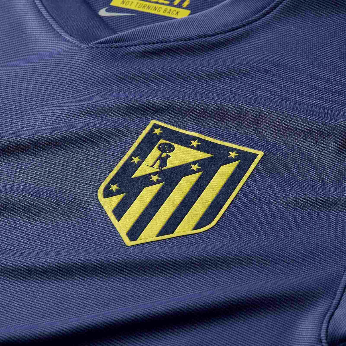 Nike Atlético Madrid 2025/26 Stadium Away Jersey - Clos up view