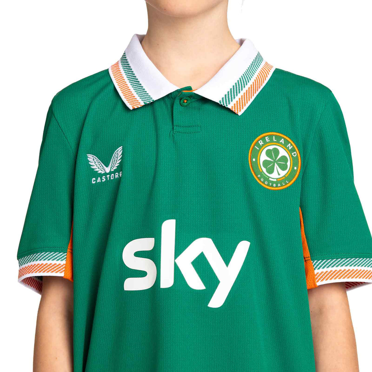 Castore FAI Ireland Football WNT 2025/26 Kids Home Jersey