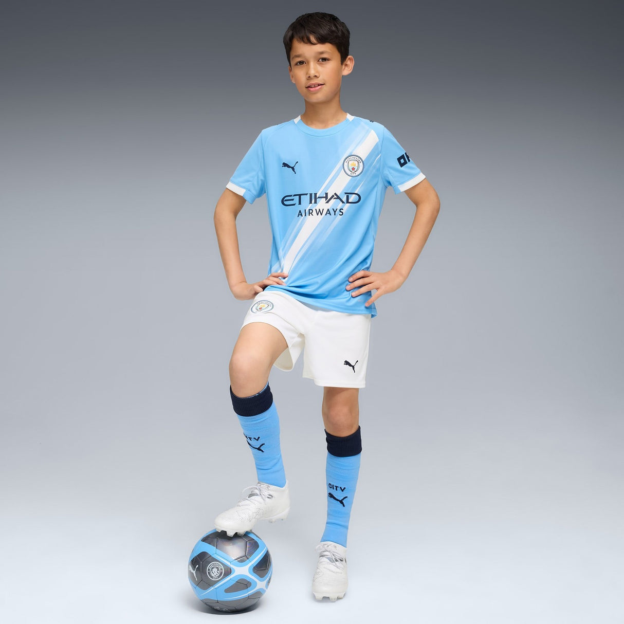 Puma Manchester City Football 2025/26 Kids Home Short