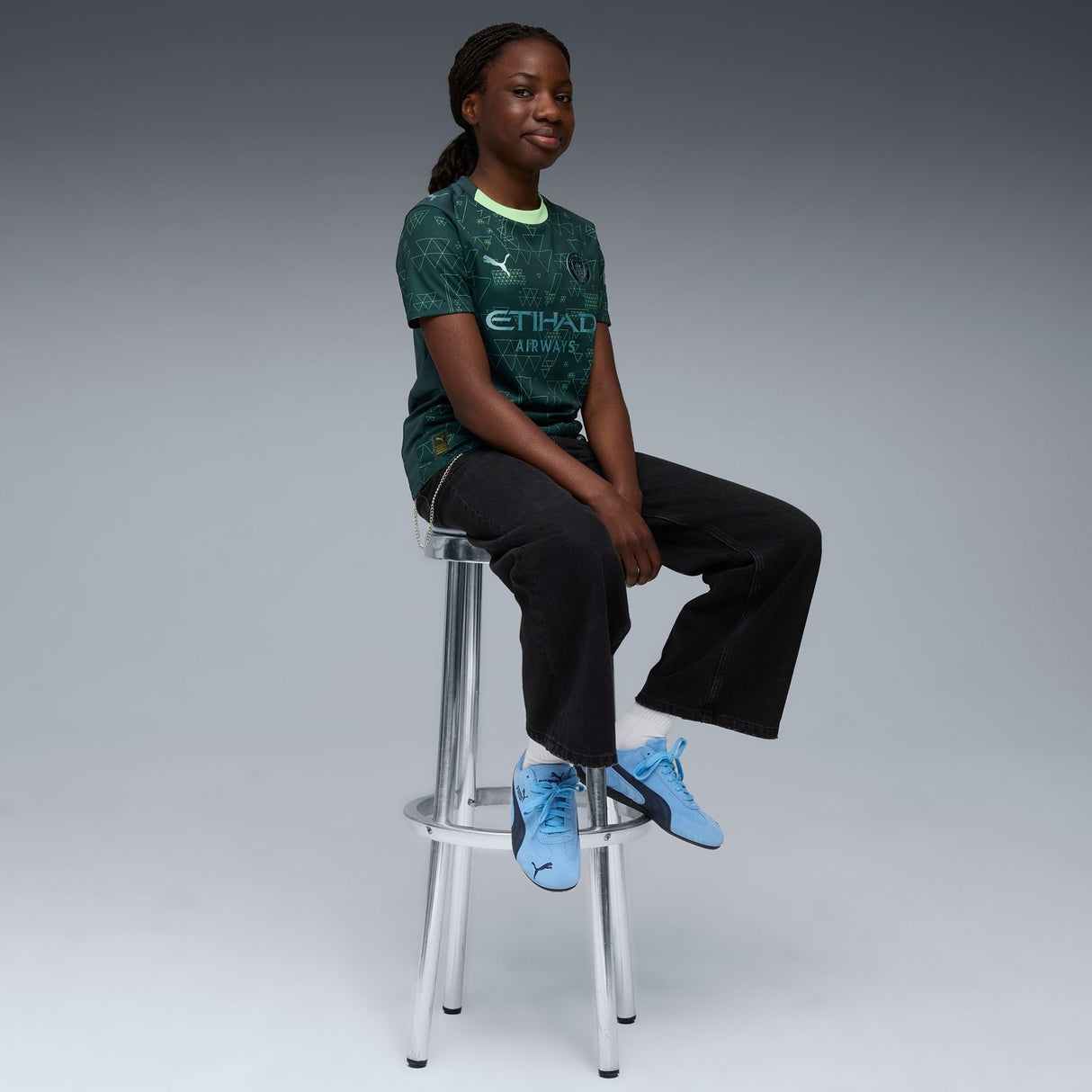 Puma Manchester City Football 2025/26 Kids 4th Replica Jersey