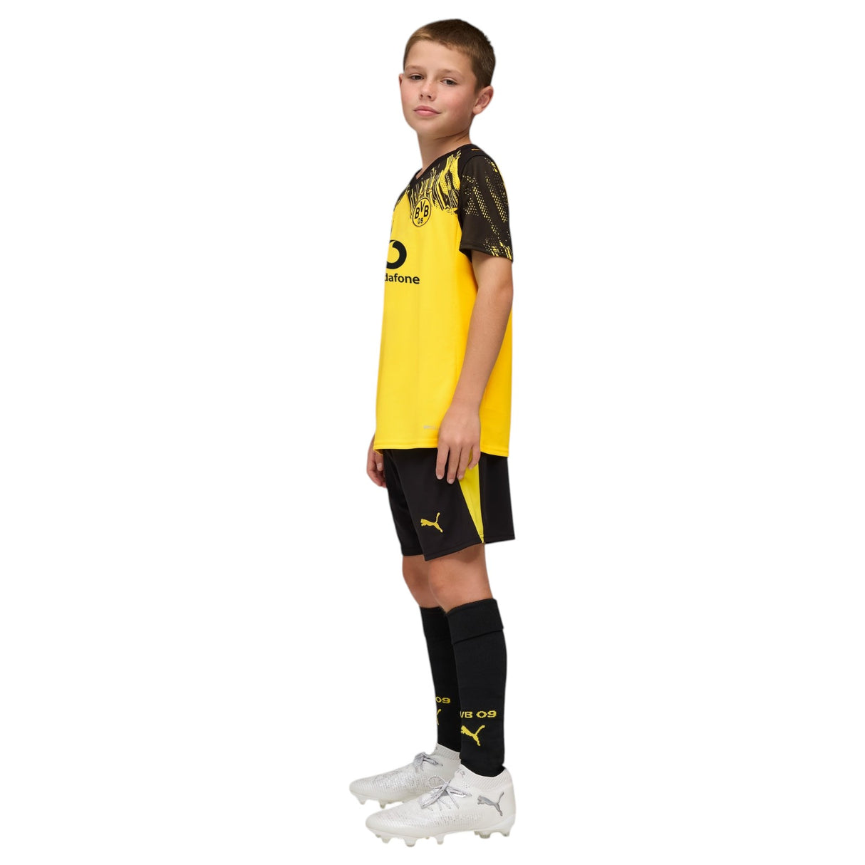 Puma BVB 25 Kids Home Short Black