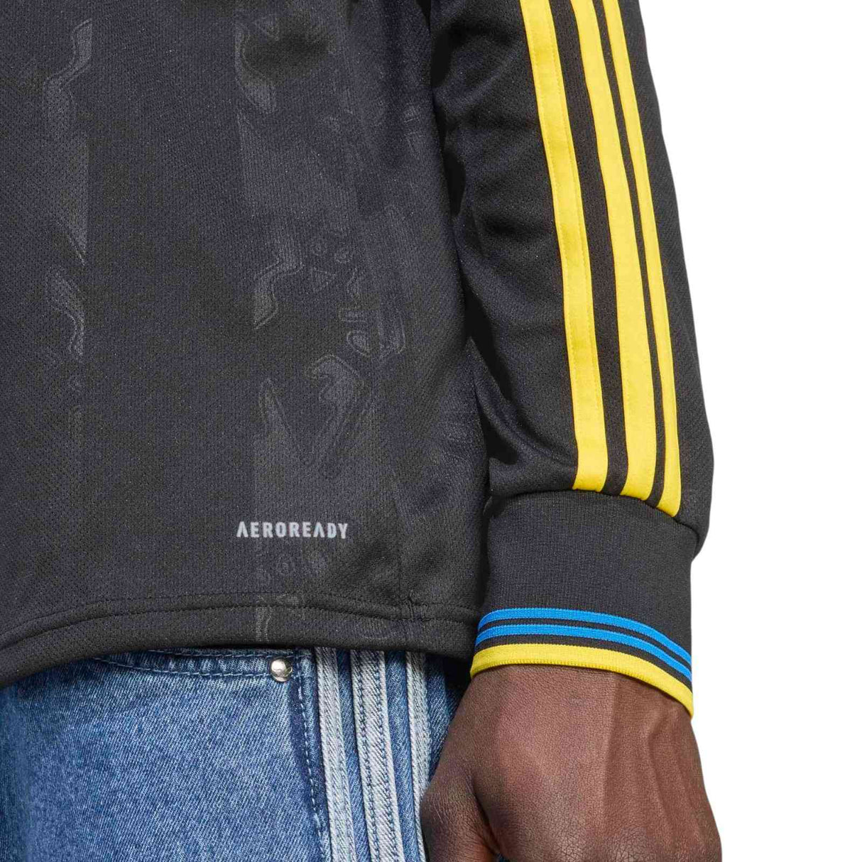 adidas MUFC 25 Third LS Jersey Black