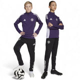 adidas Manchester United Tiro Football 2025/26 Kids Training Pant Models Front Side View