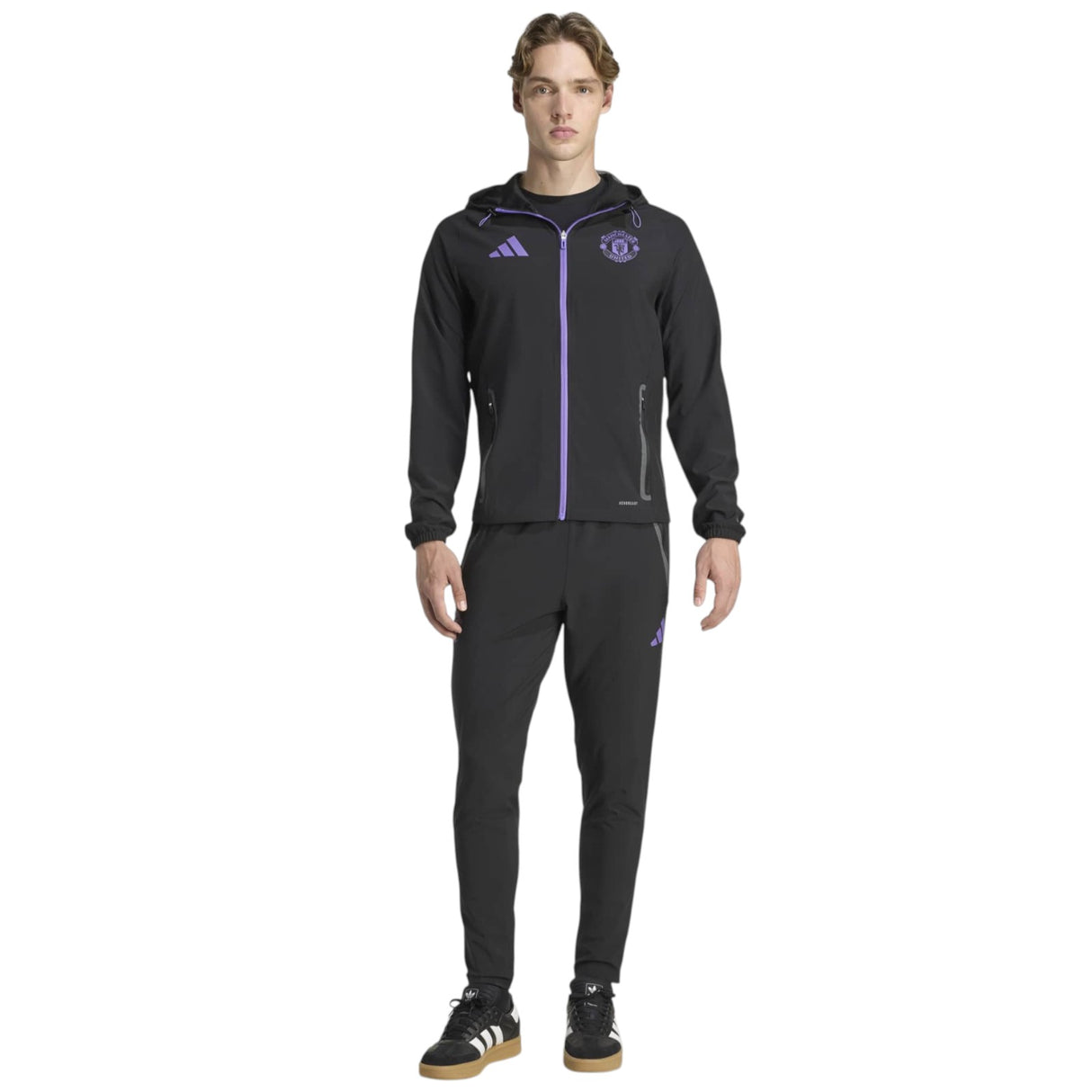 adidas Manchester United Tiro Football 2025/26 Adults Travel Jacket