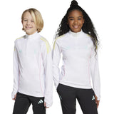 adidas Juventus Football Kids 2025/26 Half-Zip Training Top Models Front Side View