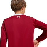 adidas Liverpool Football 2025/26 Kids Long Sleeved Home Jersey