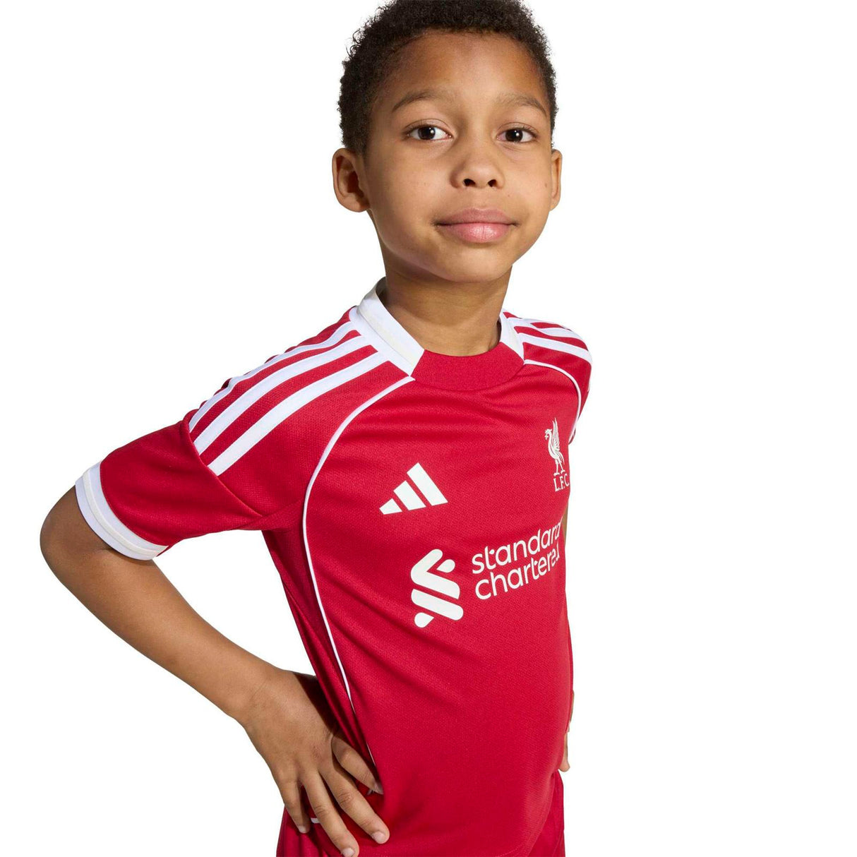 adidas Liverpool Football 2025/26 Mini Kids Home Kit