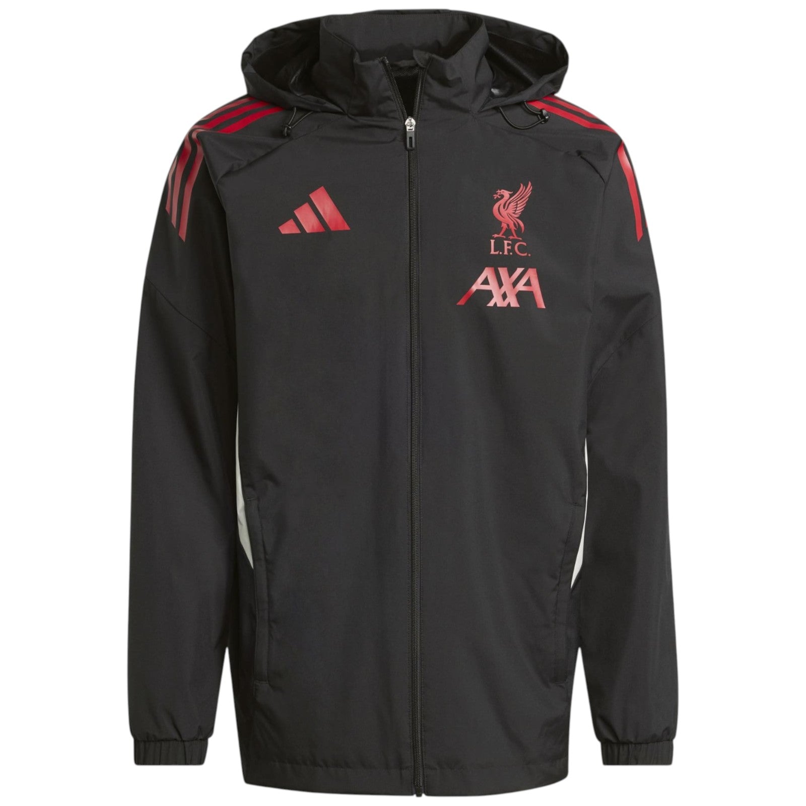 ウェア LFC adidas 25/25 Weather Jacket LFC adidas Mens 25/25 Domestic All Weather Jacket White
