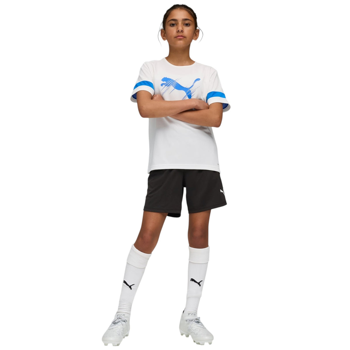 Puma IndividualFinal Kids Medium-Rise Training Shorts