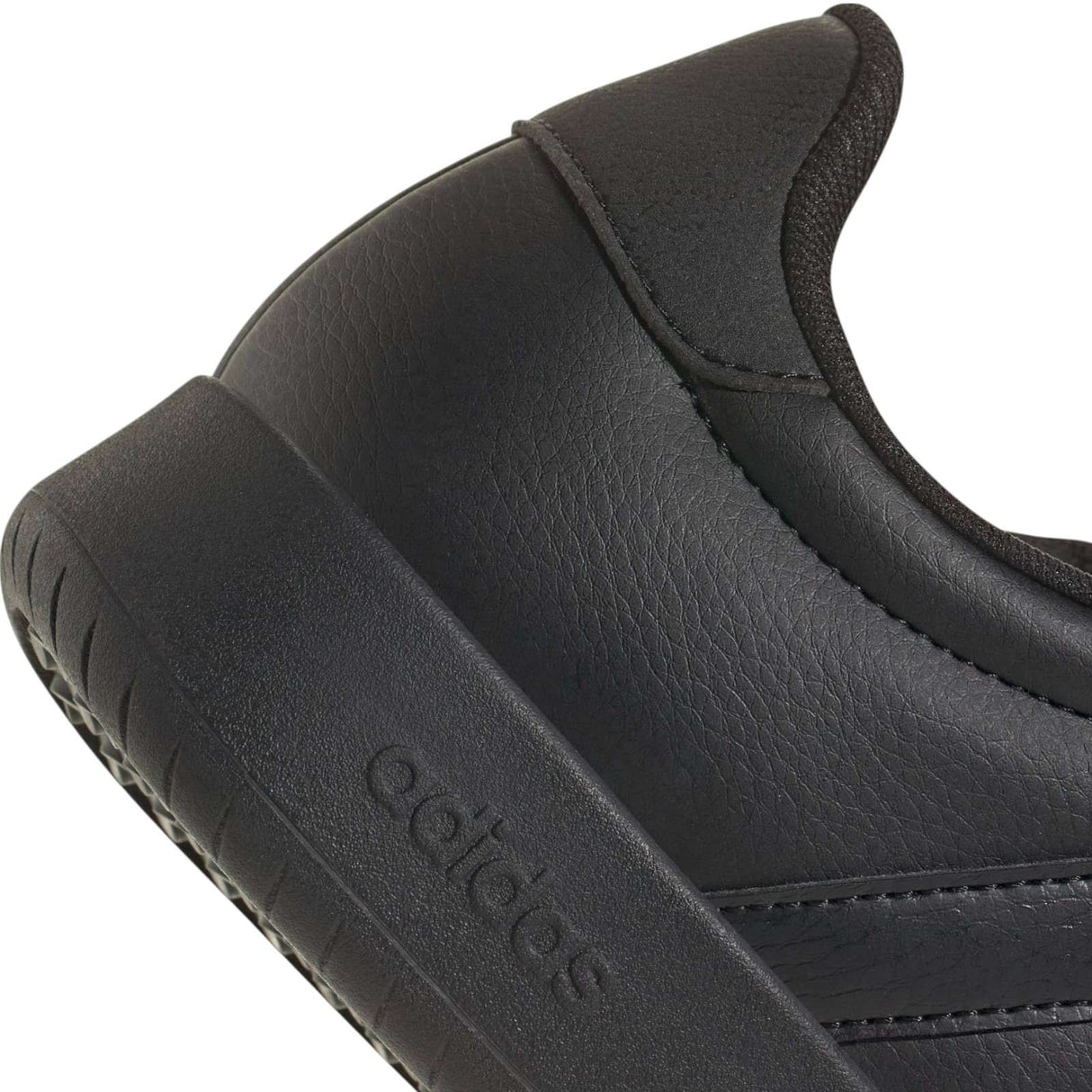 adidas Barreda Mens Regular-Fit T-Toe Lace Sneaker Close-Up Back View