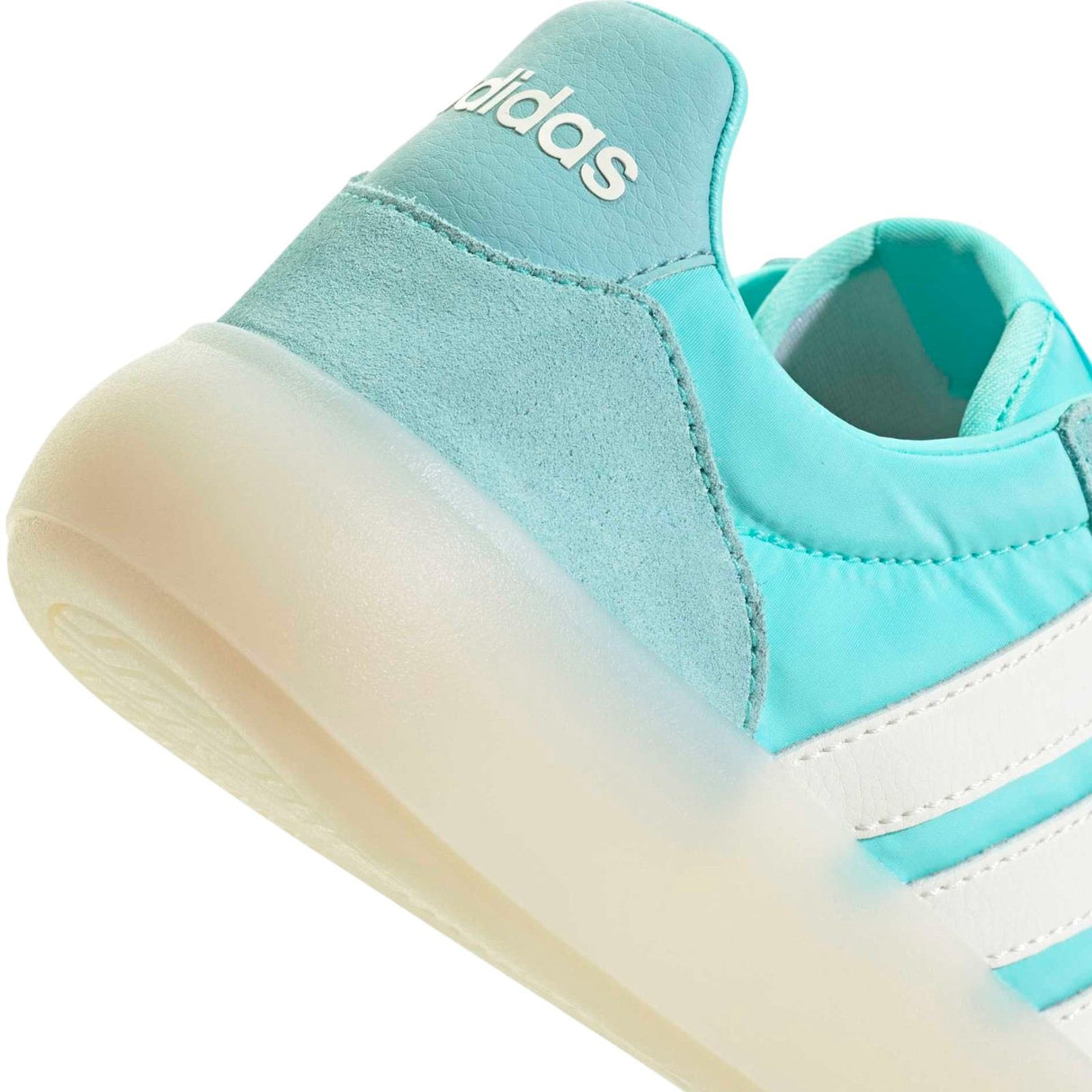 adidas Barreda Decode Womens  Regular-Fit T-Toe Sneakers Close-Up Back View