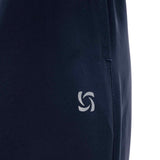 BodyLogic 7/8 Length Woven Womens Jogger Pant Close-Up Logo View