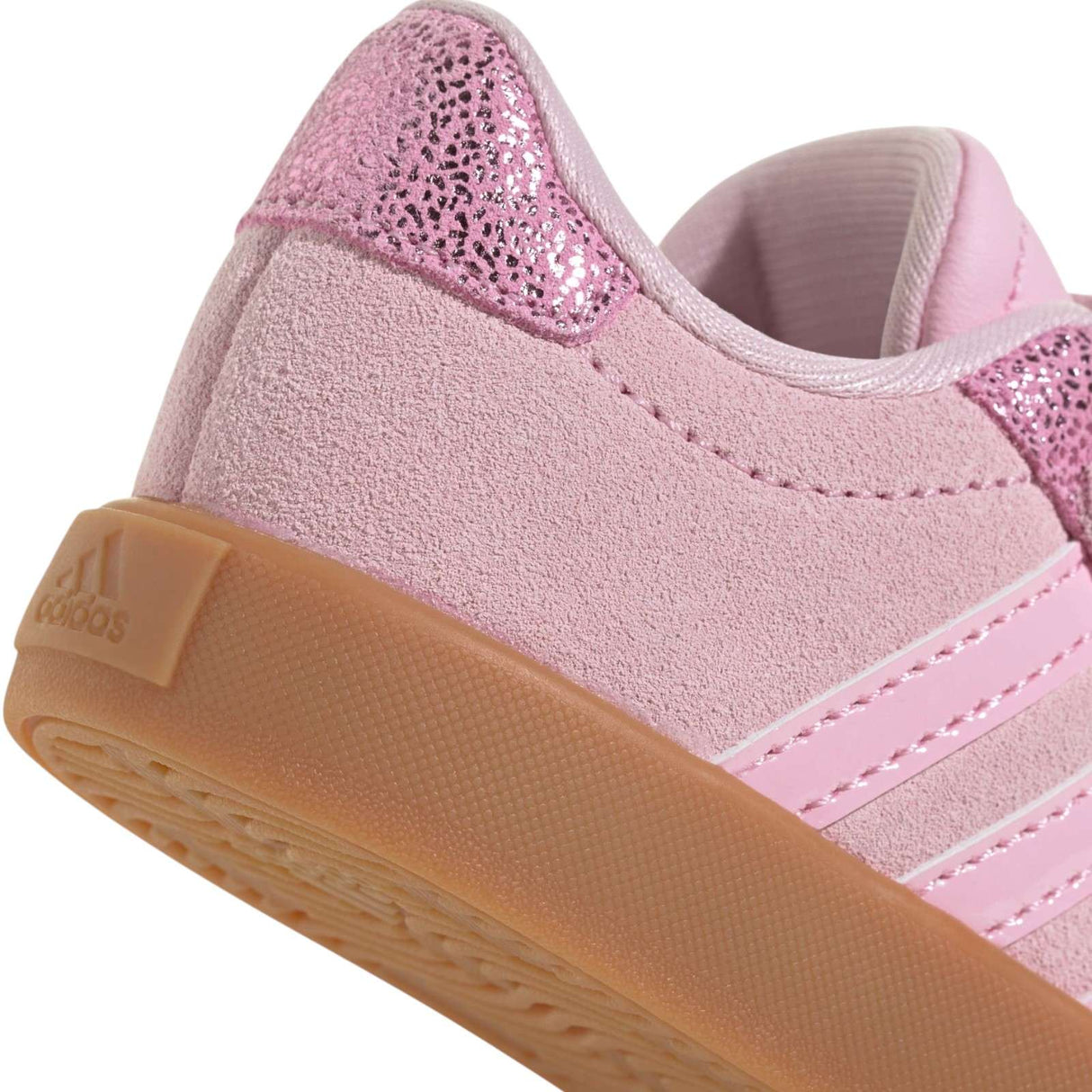 adidas VL Court 3.0 Kids 3-Stripe Court-Inspired Shoes Back and Sole Close-Up View