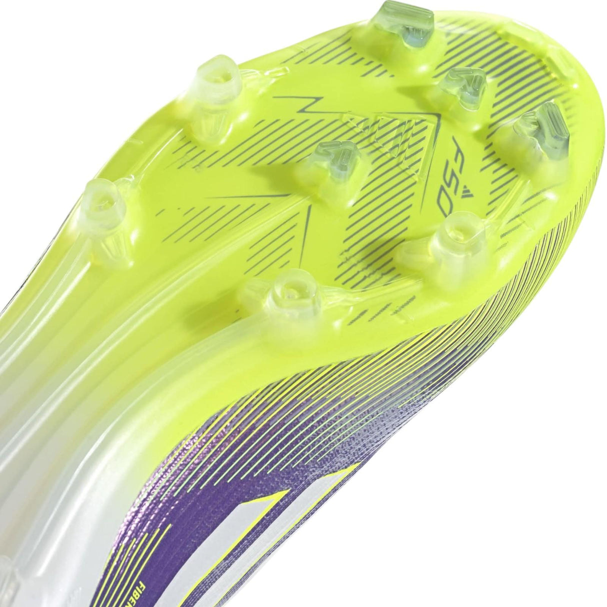adidas F50 Pro Adults Lightweight Firm Ground Football Boots Close-Up Sole View