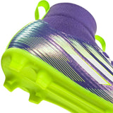 adidas F50 League Kids Firm Ground Mid-Cut Football Boots Close-Up Back View