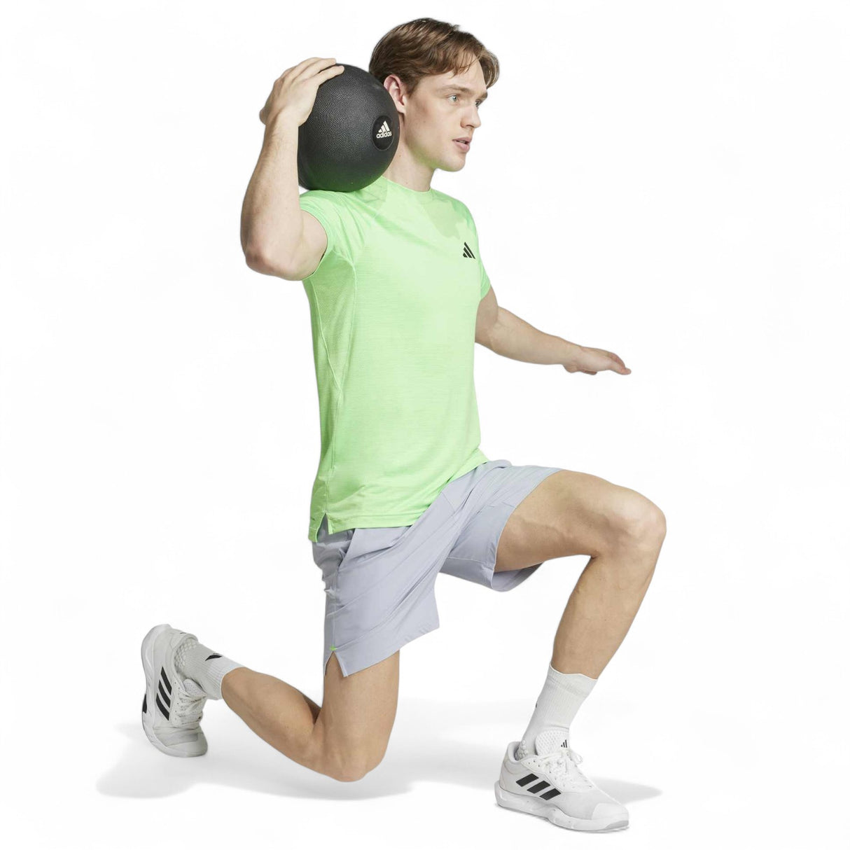 adidas Gym+ CLIMACOOL Mens Slim-Fit Training T-Shirt