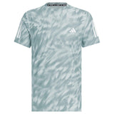 adidas Own The Run Mens Allover Print Running T-Shirt