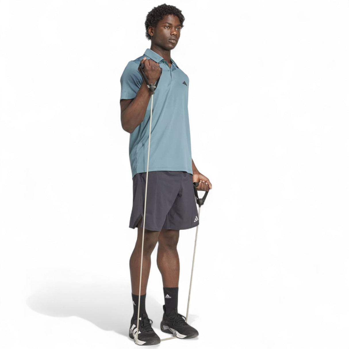adidas TR-ES BASE  Mens Polo Green