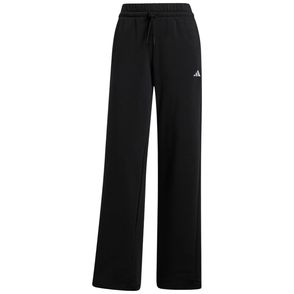 adidas Open Hem Womens Mid-Rise Fleece Training Pant Front View