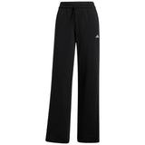 adidas Open Hem Womens Mid-Rise Fleece Training Pant Front View