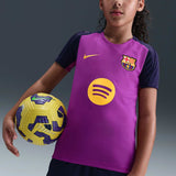 Nike FC Barcelona Strike Kids Dri-FIT Soccer Short-Sleeve Top