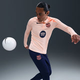 Nike FCB 25 3rd Strike Drill Top Orange