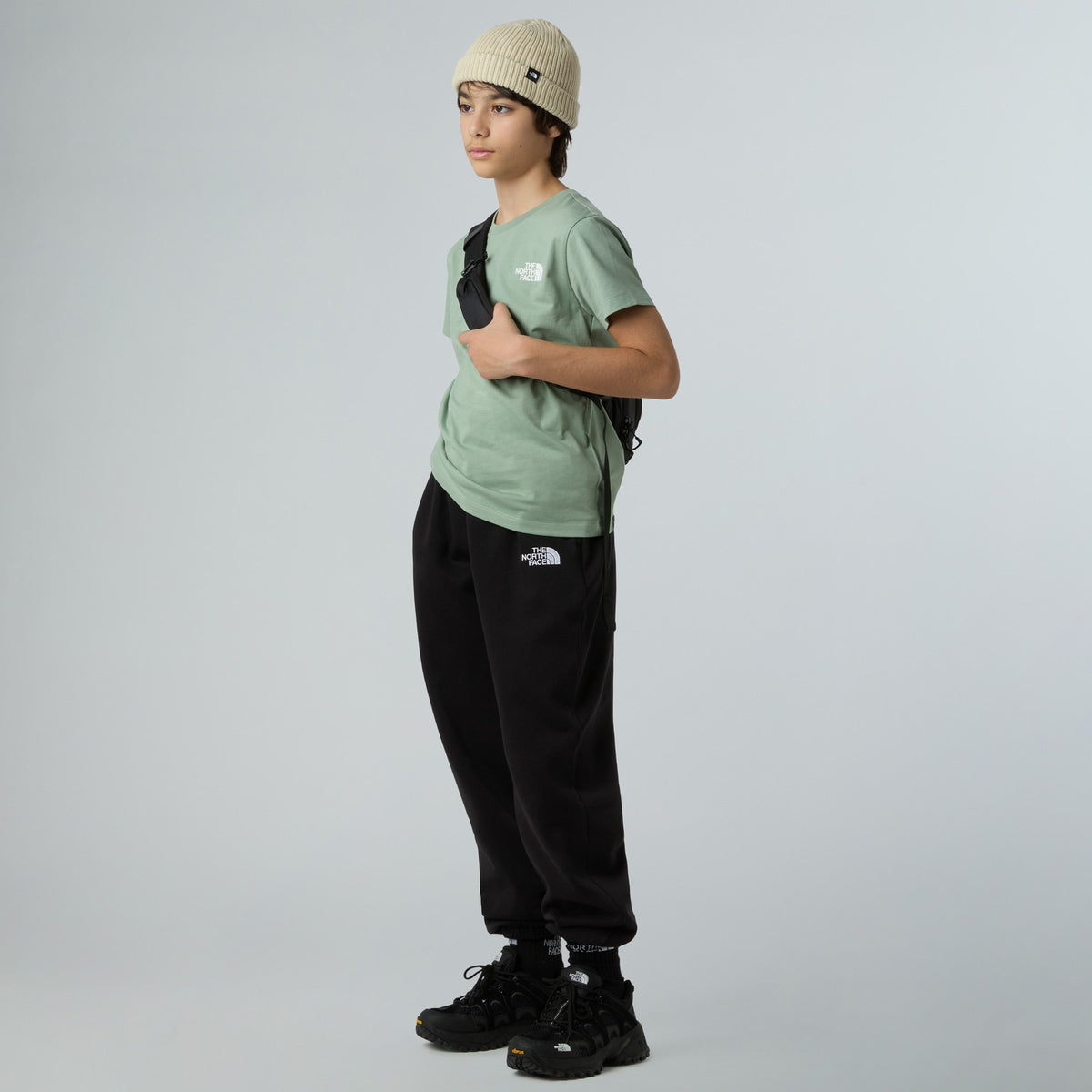 TNF TEEN SIMPLE DOME SS Girls Tee Green