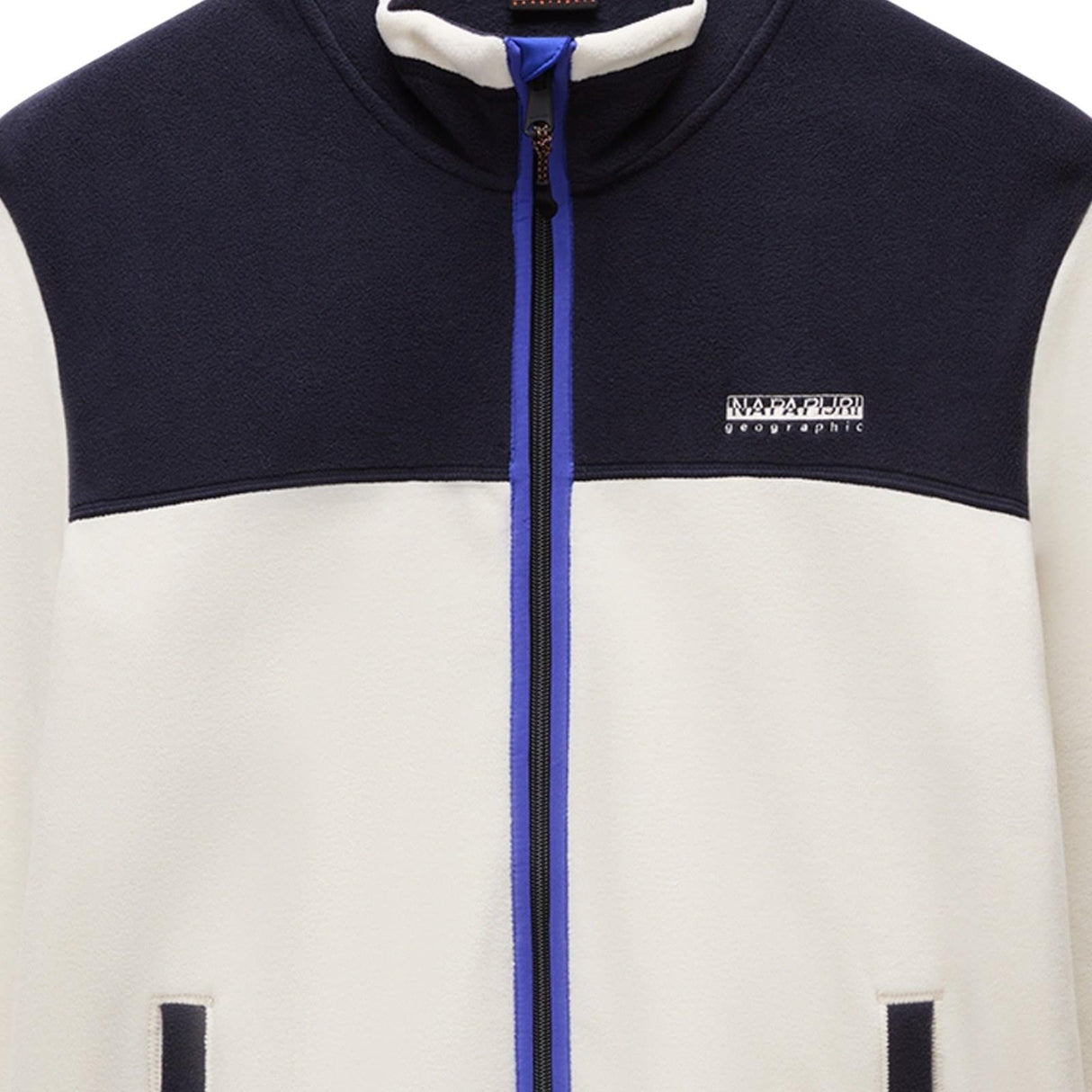 NAPAPIJRI T DERGANA Mens FZ Fleece White