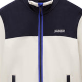 NAPAPIJRI T DERGANA Mens FZ Fleece White
