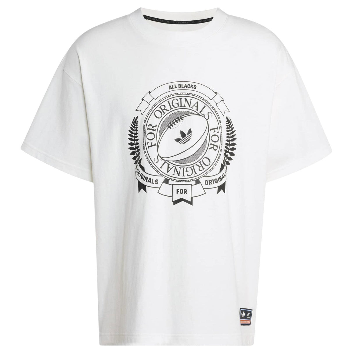 adidas ALL BLACKS GRAPHIC TEE White