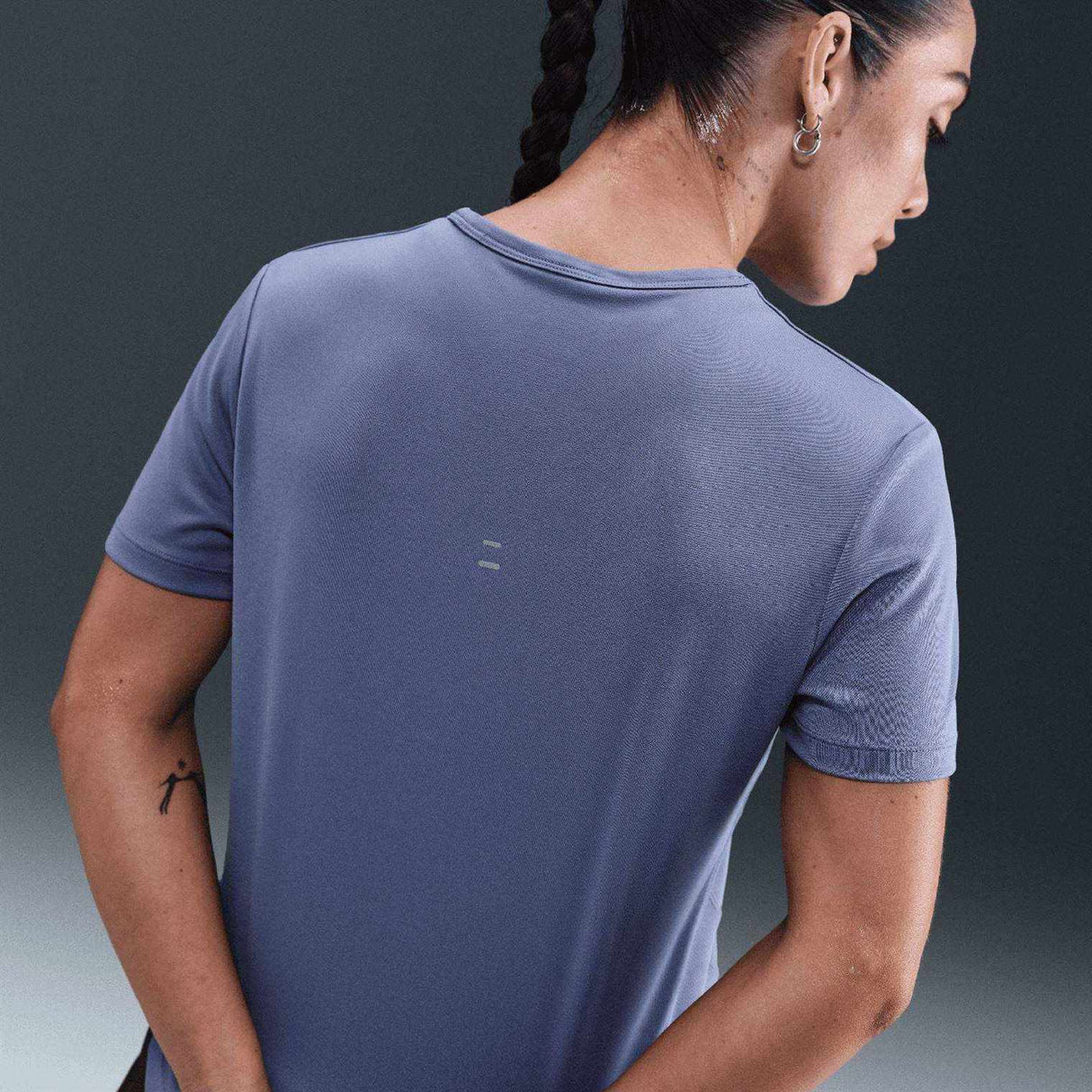 Nike Wmns TEMPO SWSH HBR DF SS TOP Blue